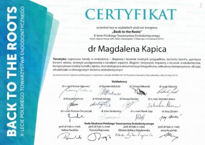 Dyplom Dr Kapica